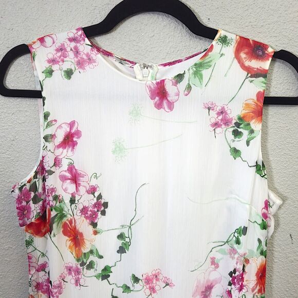 NEW Calvin Klein Women’s Dress Size 4 Maxi Floral Summer Romantic Gardencore - Picture 4 of 11